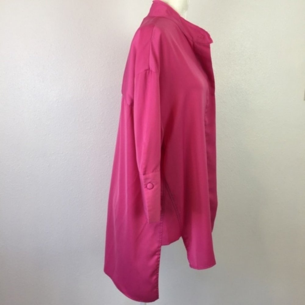 Who What Wear Hi Low Button Down Top Size XXL - Picture 2 of 5